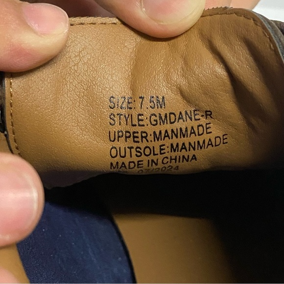 NEW Guess Men’s Dane Chukka Boot Brown Lace Up Cap Toe 7.5 - Picture 5 of 5